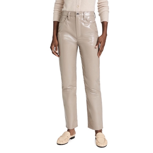 AGOLDE Leather 90s Pinch Waist Pants - Picture 5 of 6